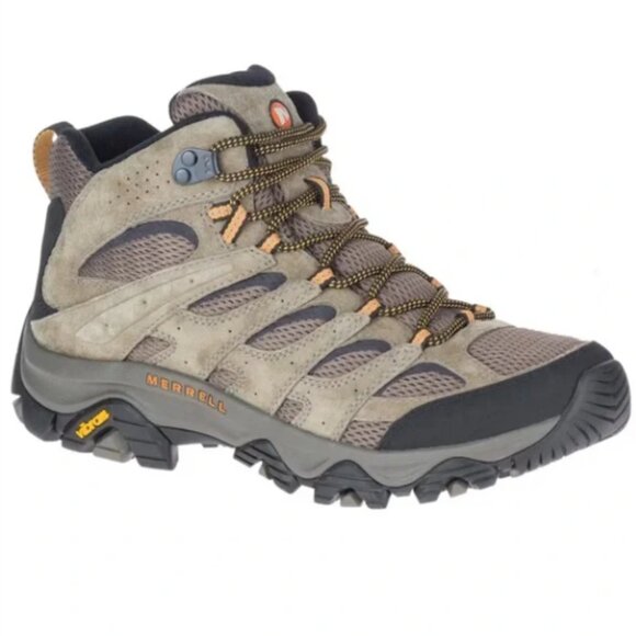Merrell 12 Moab 3 Mid Vent Hiking Shoes for Men Walnut J035869 - Picture 1 of 9